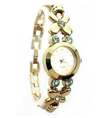 Unique Design Golden Bracelet Wristwatches