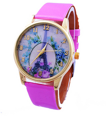 Women's Geneva Flower Wrist Watch