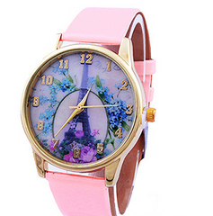 Women's Geneva Flower Wrist Watch