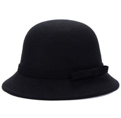 Vintage Wool Felt Bowler Derby Hat