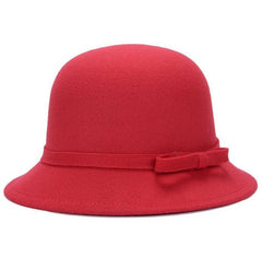 Vintage Wool Felt Bowler Derby Hat