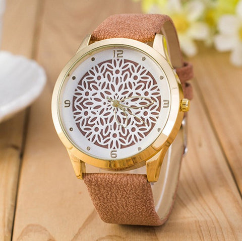 Flower Printed Design Watches