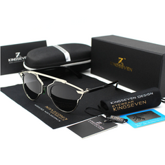 Kingseven Butterfly Alloy Polarized Sunglasses