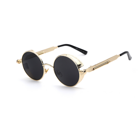 Gothic Steampunk Coating Mirrored Sunglasses