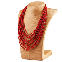 Bohemia Style Hand-woven Bib Choker Necklace