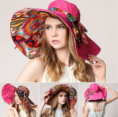 Fashion Foldable Brimmed Sun Hat for Women